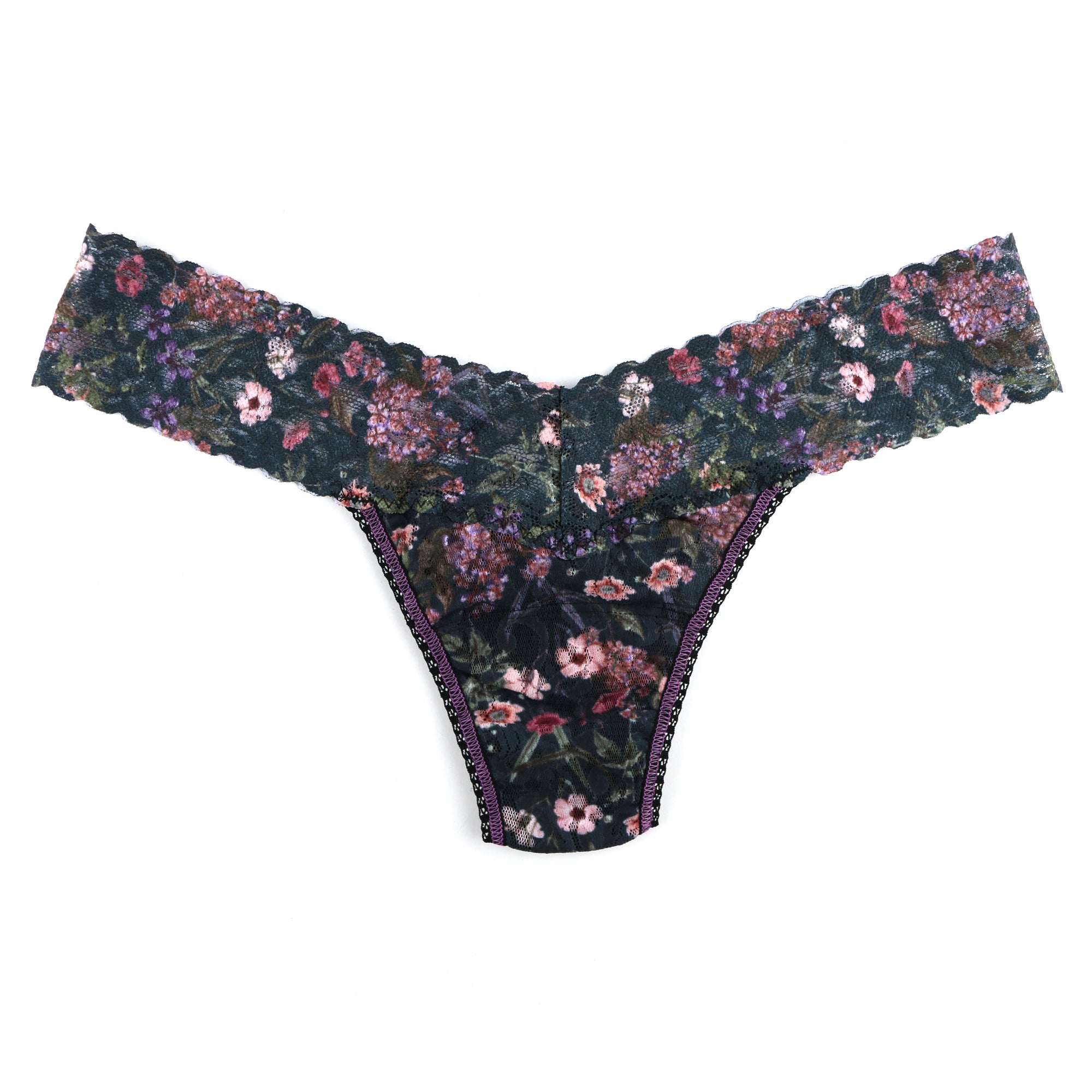 Signature Lace Low Rise Thong | Myddelton Gardens