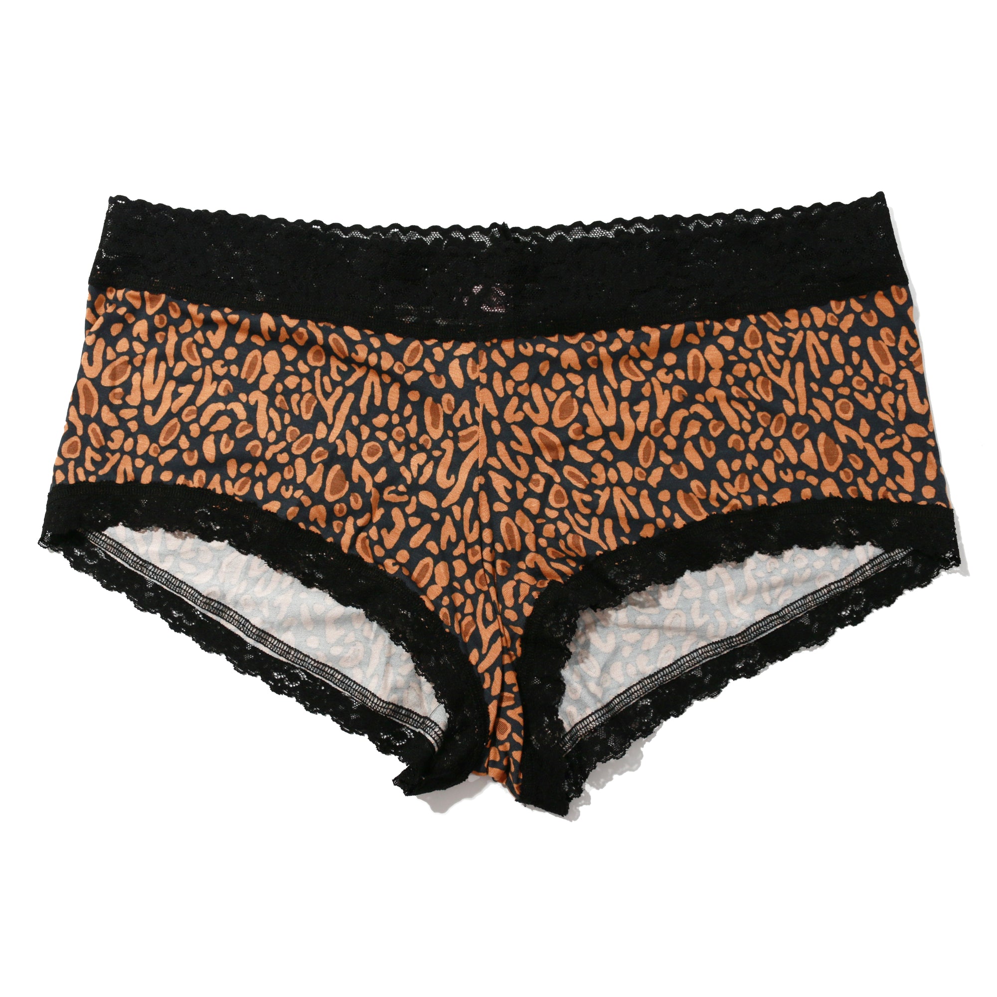 Plus Size Dreamease Modal Boyshort | So Wild (Leopard)