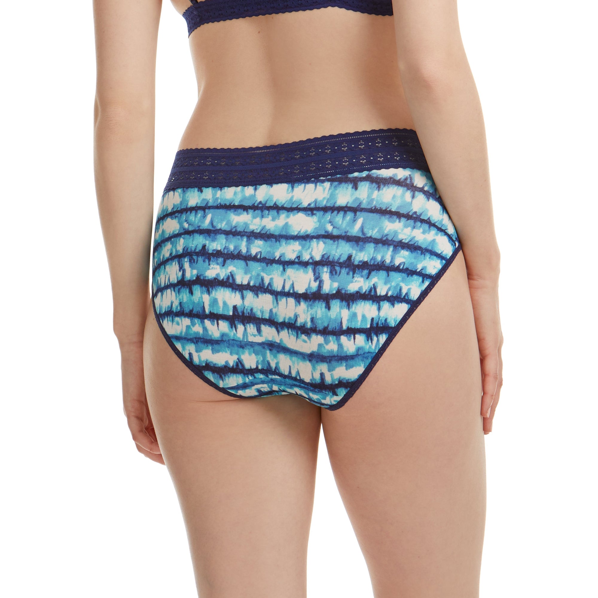 DreamEase Modal French Brief | Indigo Stripe