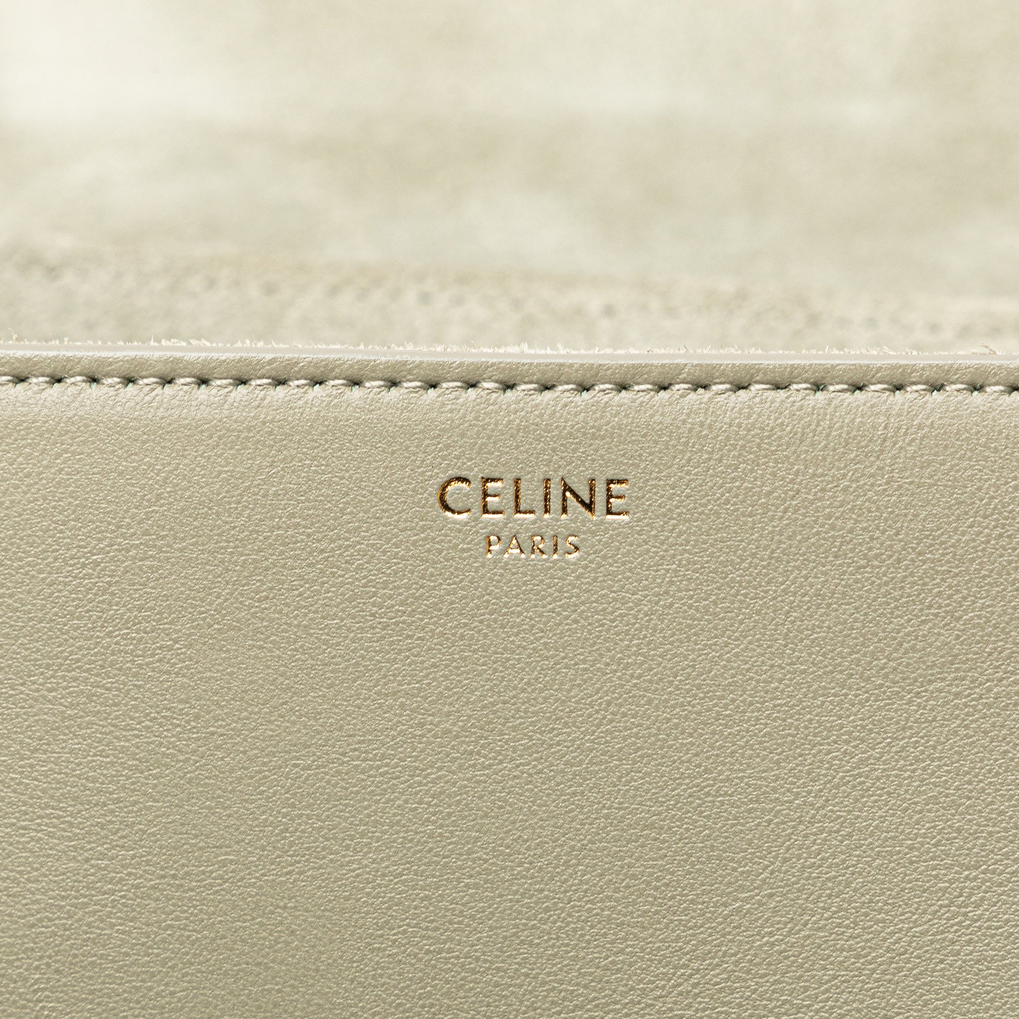 Celine | Pre-Owned Teen Smooth Calfskin Soft 16 Crossbody | Green/Light Green
