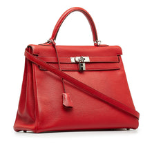 Hermes | Pre-Owned Togo Kelly 35 | Red