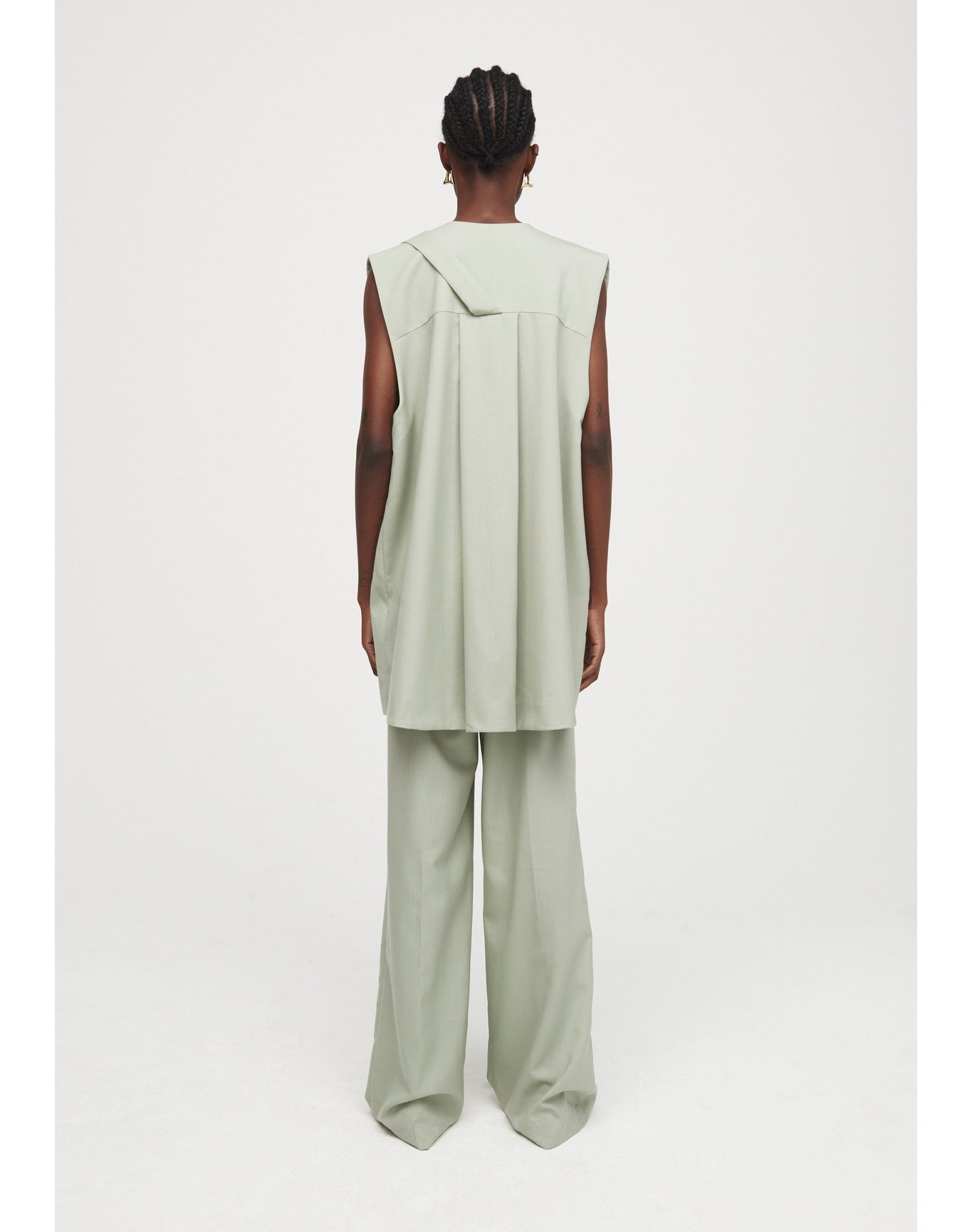 Palette | Tailored Vest | Herb