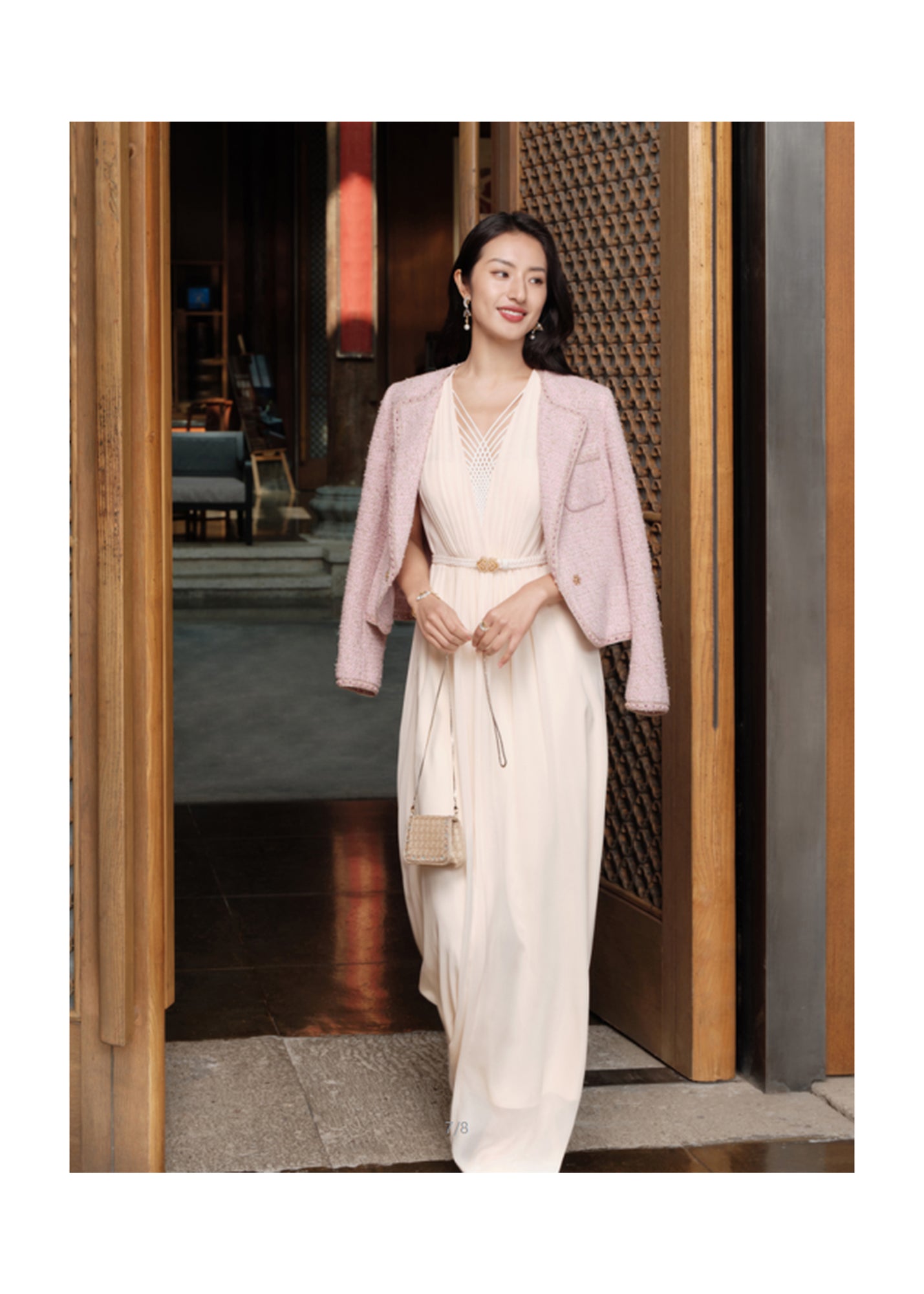 Parisian-Style Coat | Pink