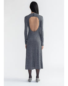 Pavlova | Sparkly Ribbed Midi Dress | Storm