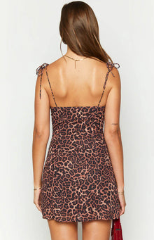 Penny Lane Mini Dress | Leopard Print