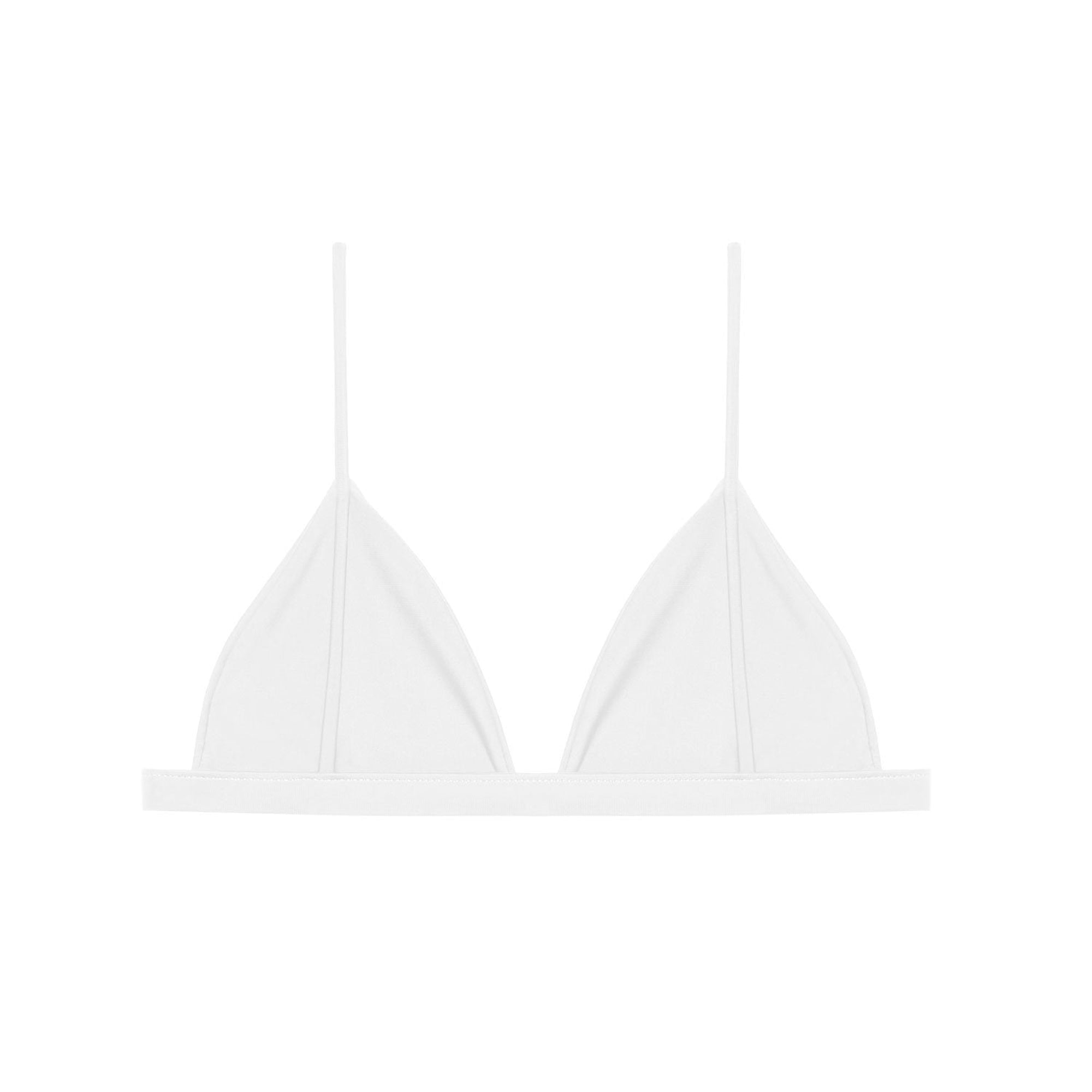 Perfect Match Triangle Top | White Matte