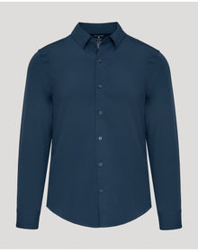 Performance Long Sleeve Dress Shirt | Navy