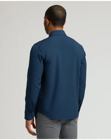 Performance Long Sleeve Dress Shirt | Navy