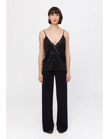 Perth | Slinky Knit Pants | Black