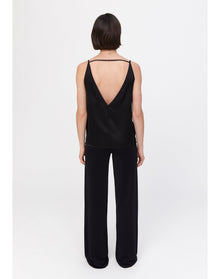 Perth | Slinky Knit Pants | Black