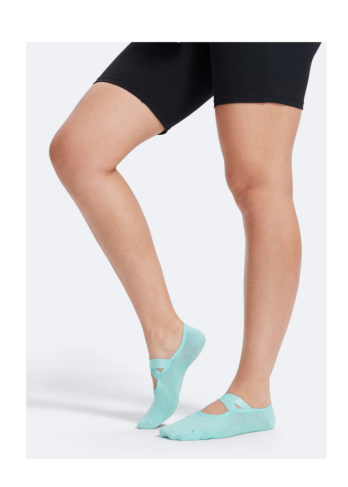 Pilates Grip Socks | Subtle Mint