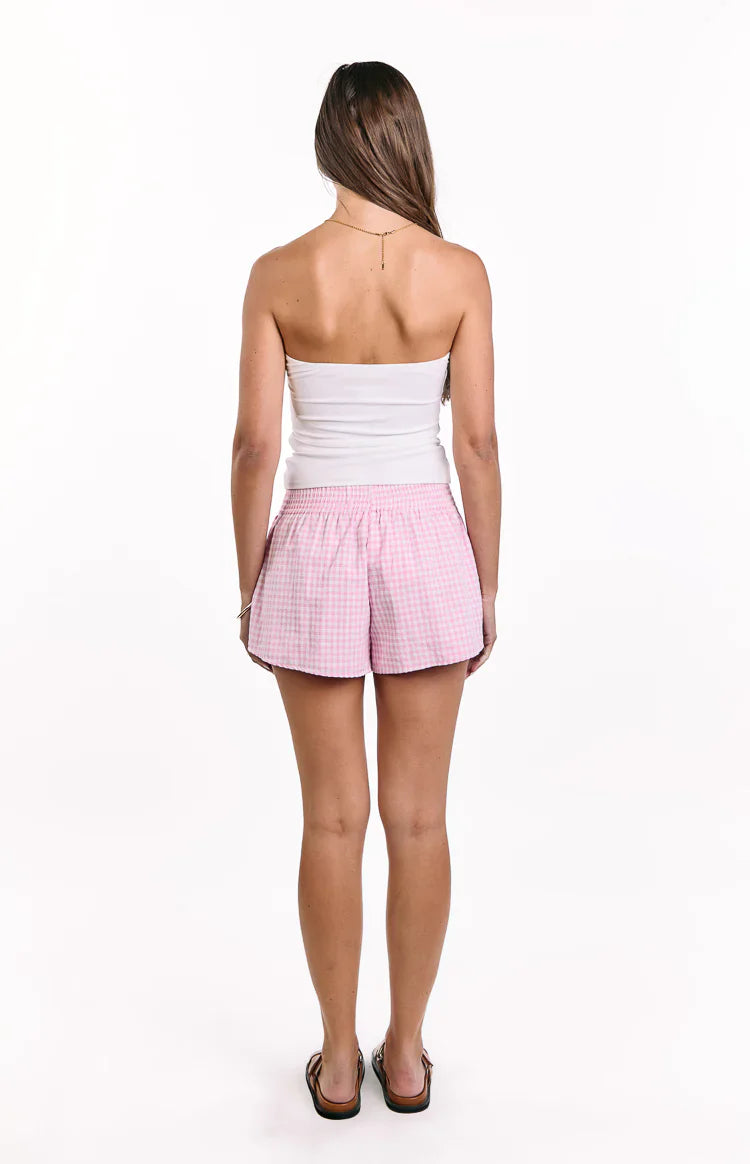 Pippen Floral Beaded Strapless Top | White
