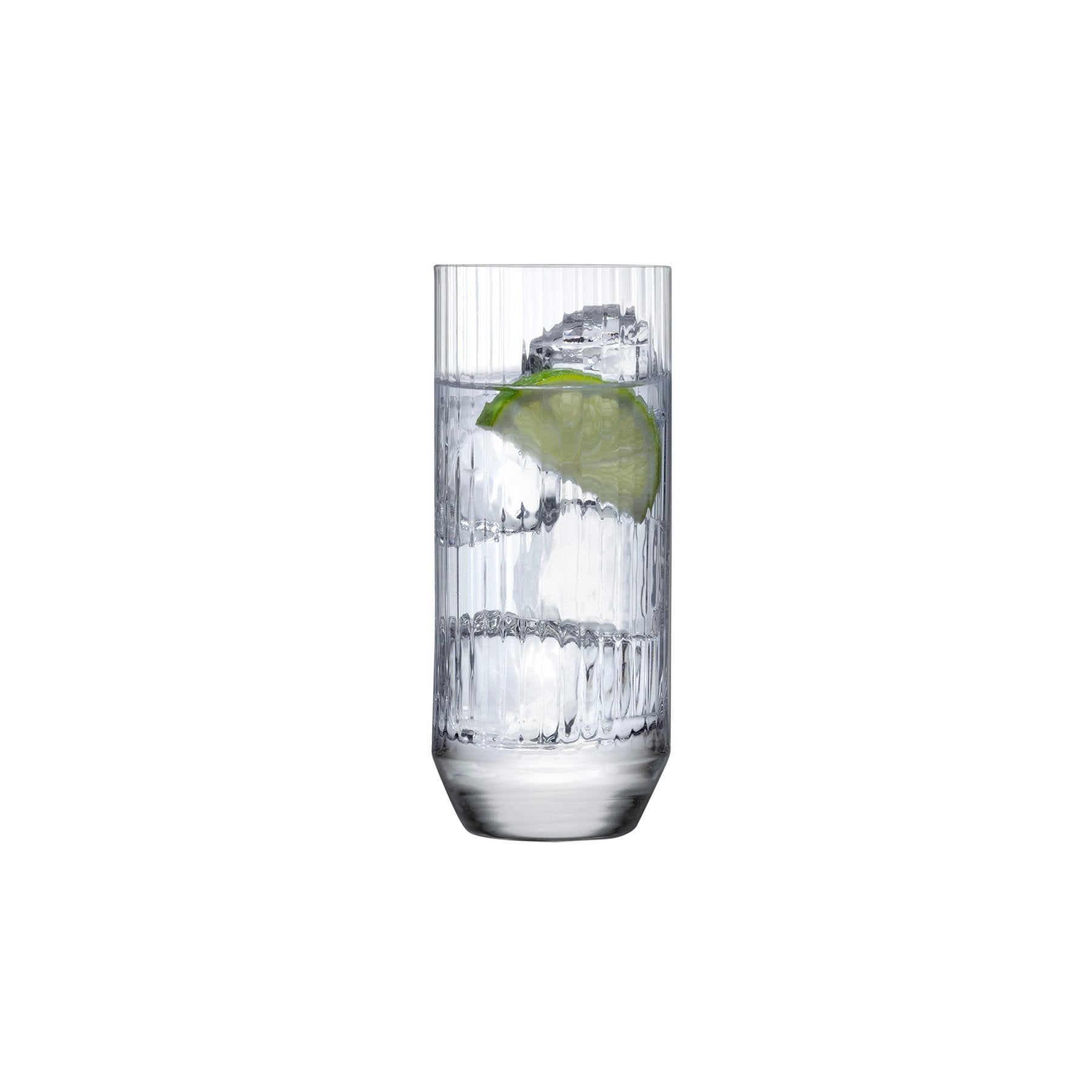 Big Top High Ball Glasses - 10 Oz | Clear Crystal | Set of 4