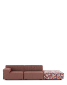 Plastics Outdoor Sofa - Left Arm | Single | Rust