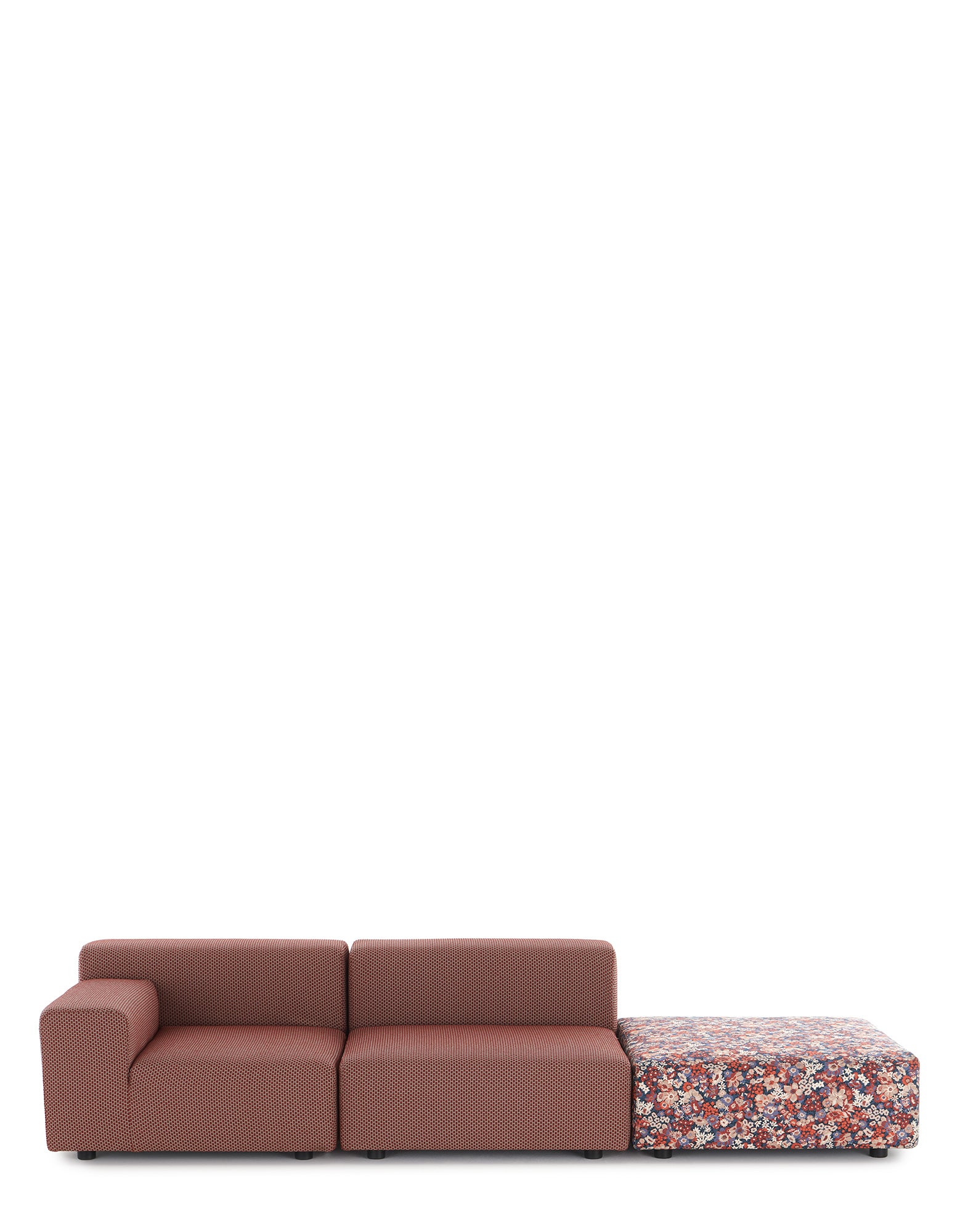 Plastics Armless Sofa | Single | Rust