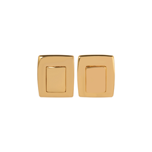 Plate Earrings | Gold Plated