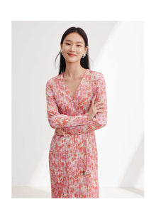 Pleated Dress | Pink