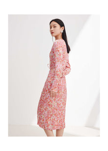 Pleated Dress | Pink