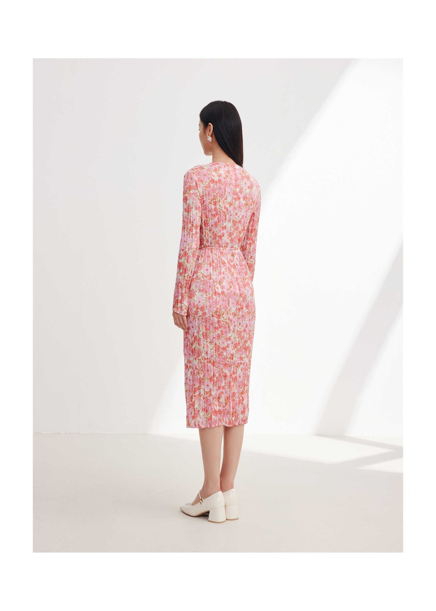 Pleated Dress | Pink