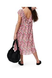 Pleated Georgette Midi Dress | Sugar Plum