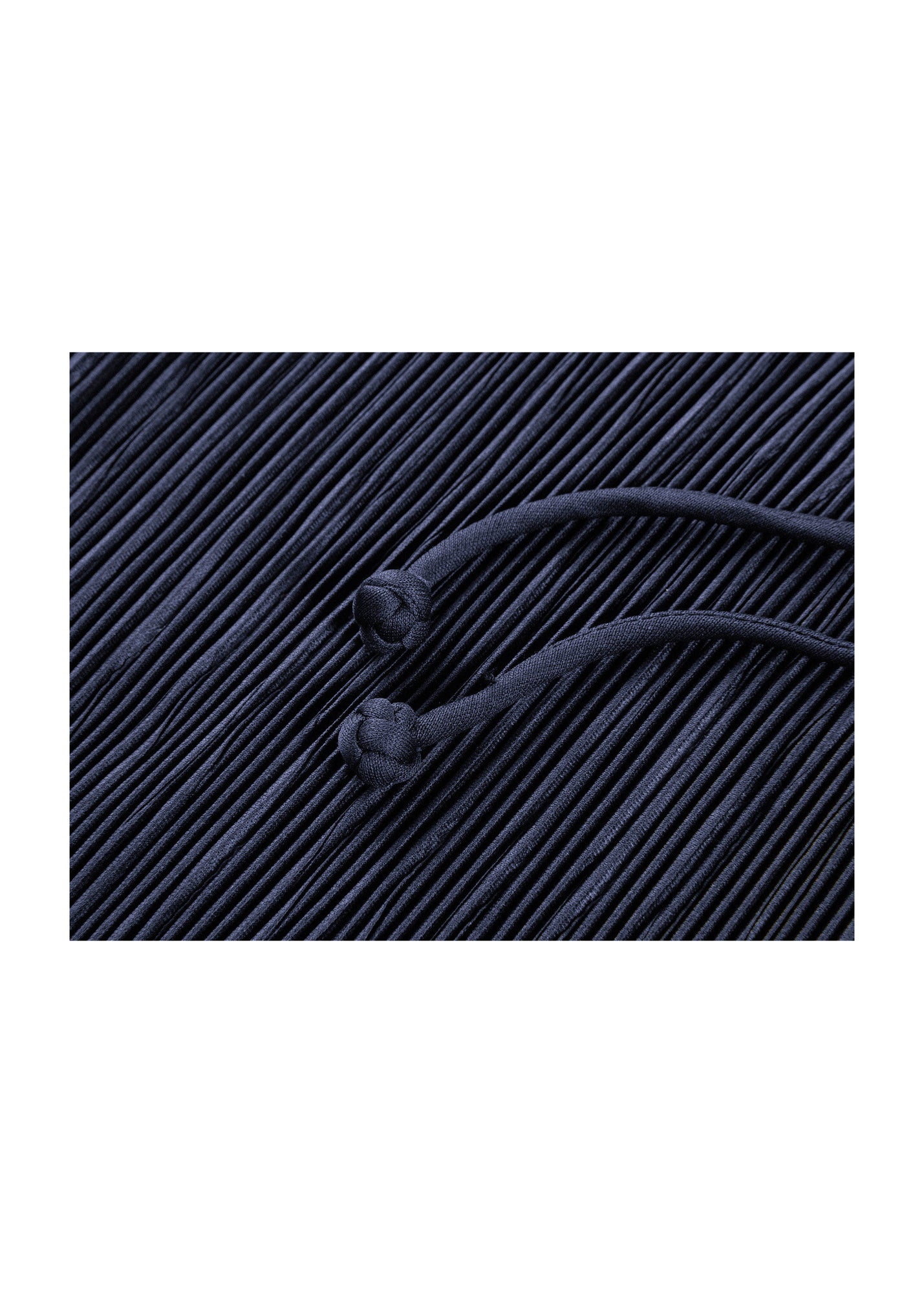 Pleated Slimming Dress | Navy