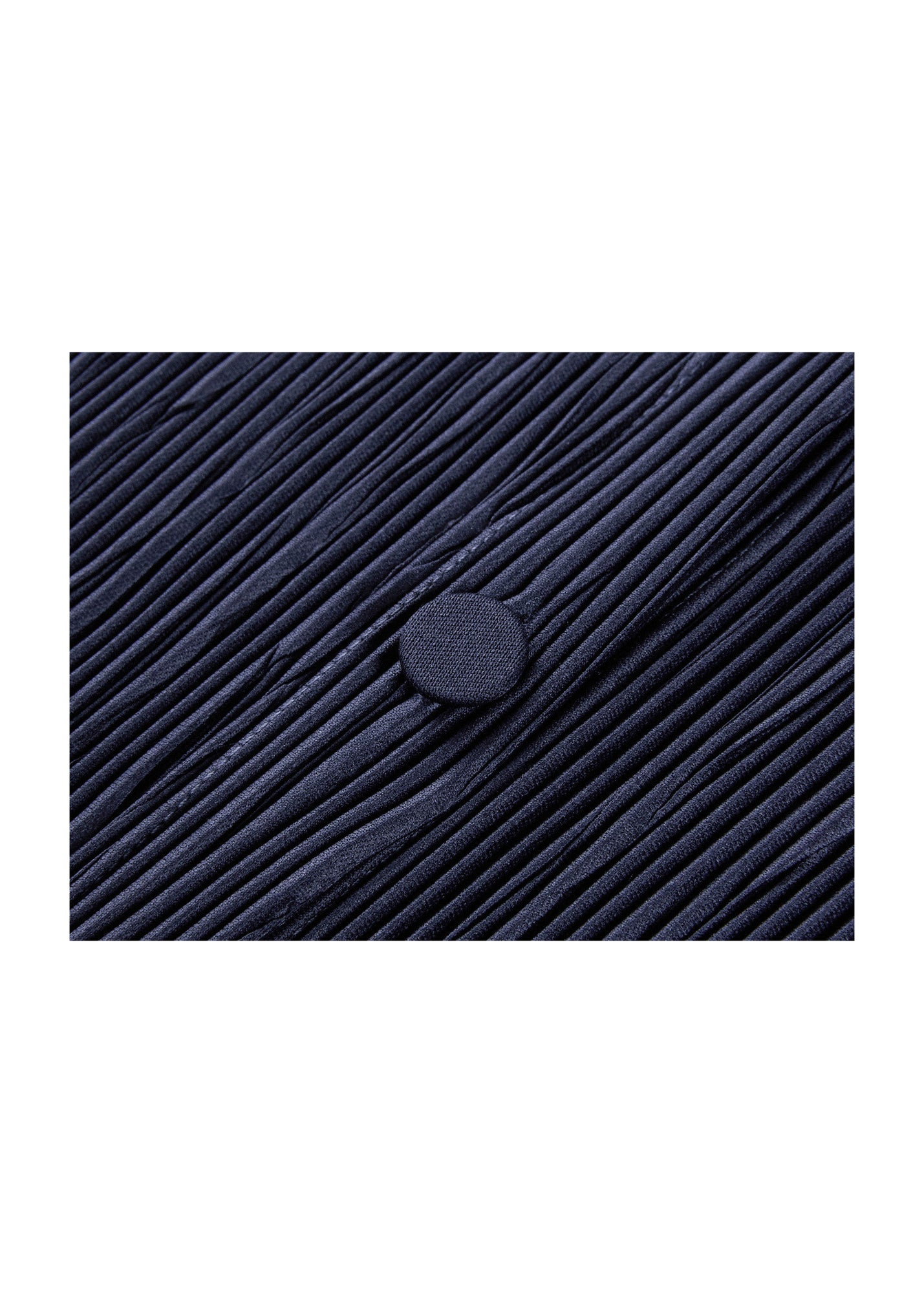 Pleated Textured Vest | Navy