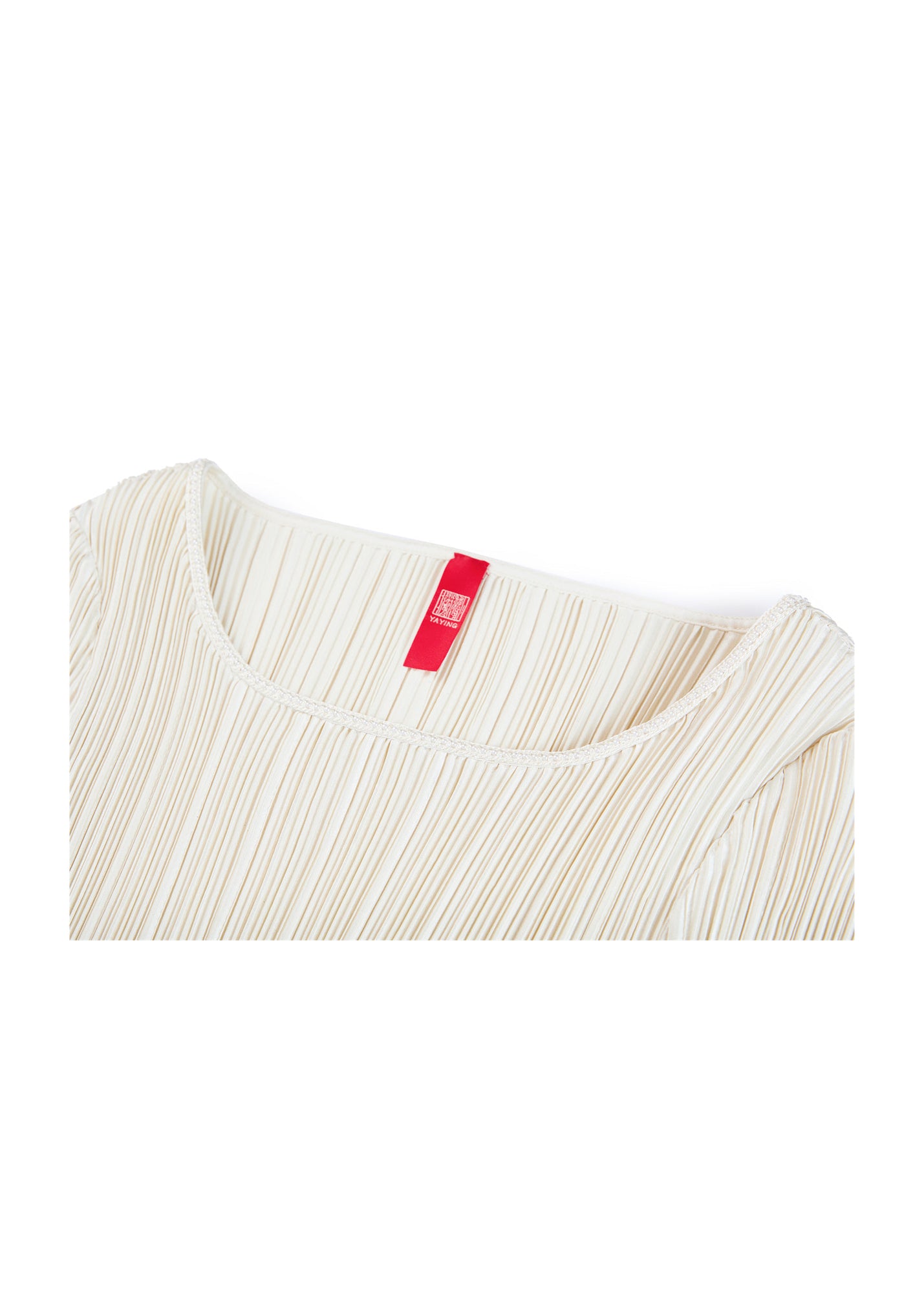 Pleated Waist-Cinched Dress | Golden