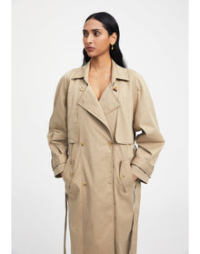 Poppy | Classic Trench Coat | Clay