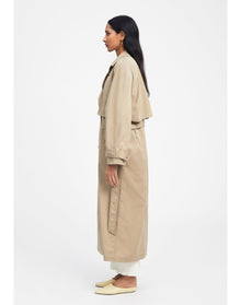 Poppy | Classic Trench Coat | Clay