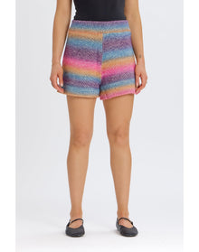 Poppy Ombre Sweater Short | Rainbow/Multi