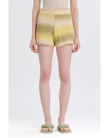 Poppy Ombre Sweater Short | Yellow