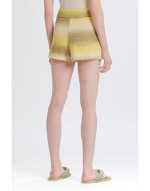 Poppy Ombre Sweater Short | Yellow