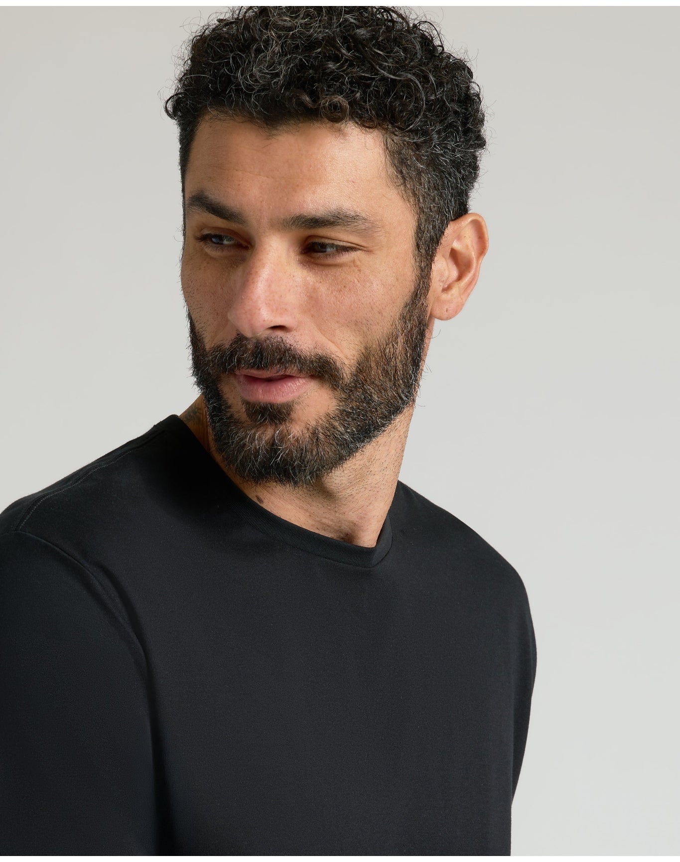 Premium Pima Crew Neck | Black