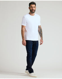 Premium Pima Crew Neck | White