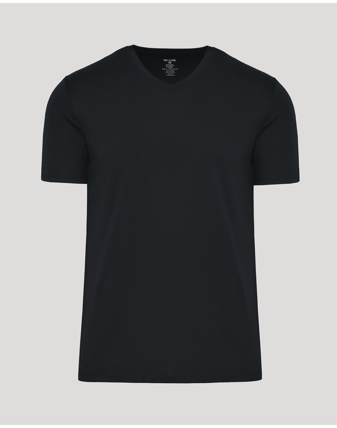 Premium Pima V-Neck | Black