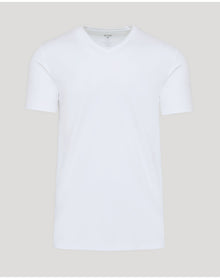 Premium Pima V-Neck | White