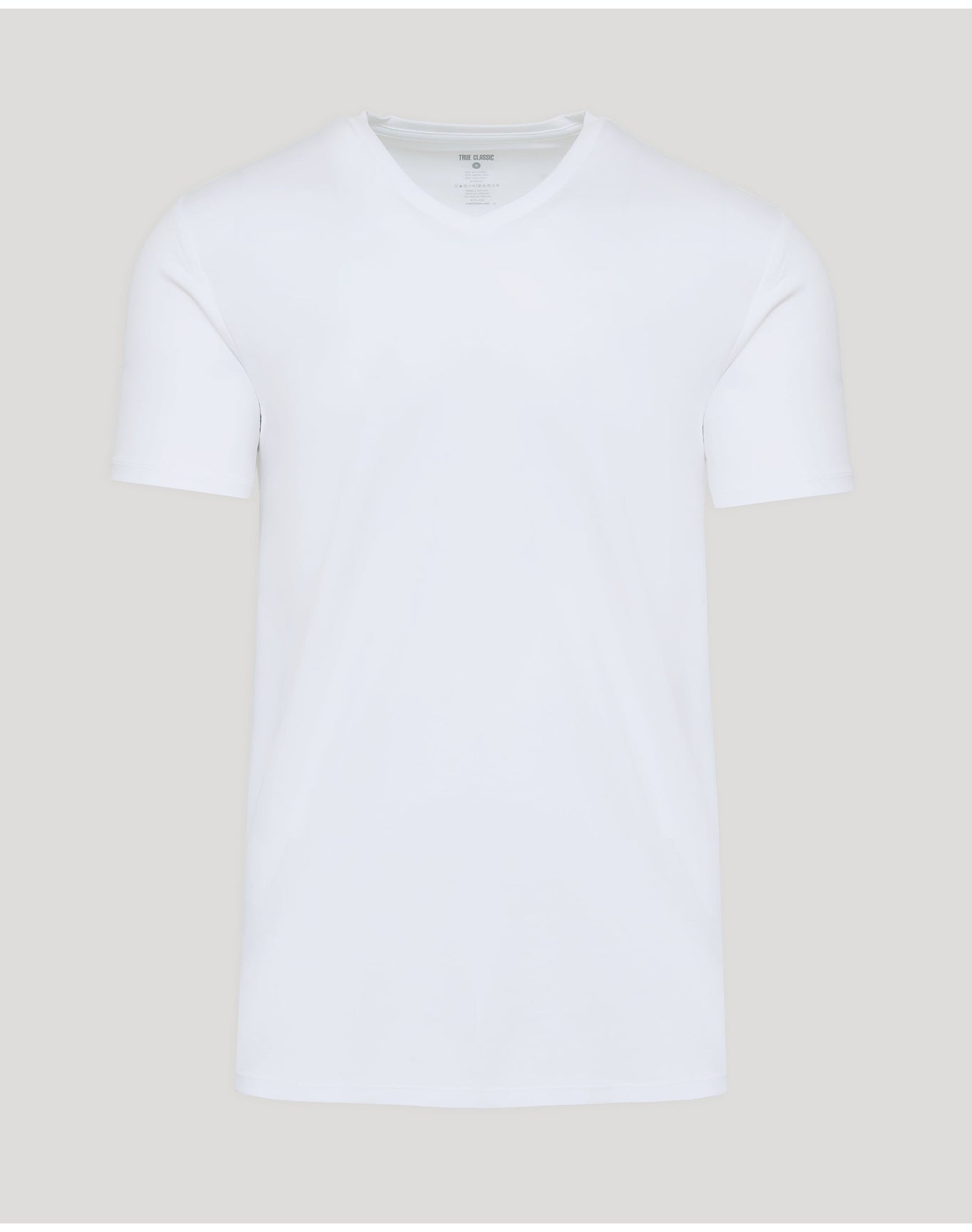 Premium Pima V-Neck | White