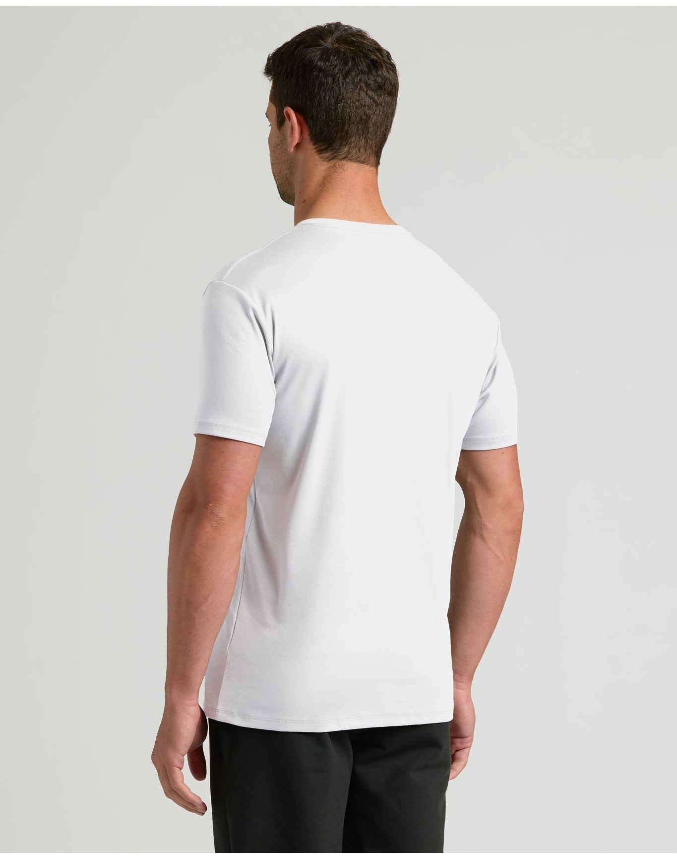 Premium Pima V-Neck | White