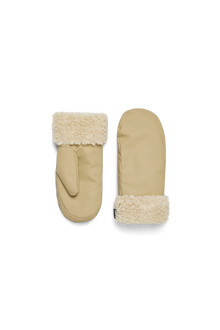 Puffer Fleece Mittens | Sand