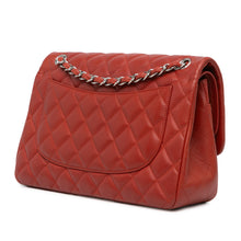 Chanel | Pre-Owned Jumbo Classic Caviar Double Flap | Red