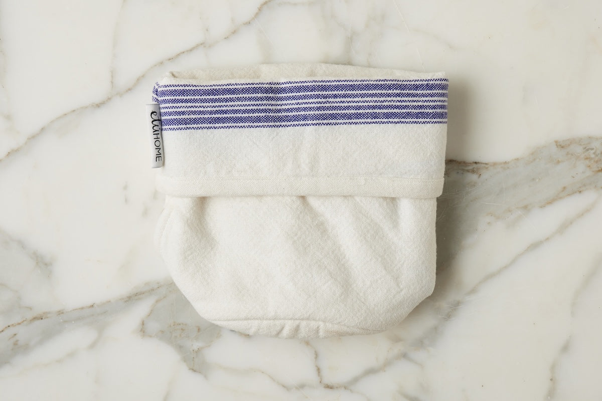Bistro Bag | Vintage Navy Blue Stripe | Set of 2