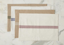 Rectangle Placemats | Vintage White Stripe | Set of 4
