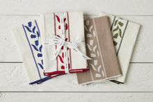 QMN113UB9 etuhome Dinner Napkins Navy Blue Tulip Set of 4