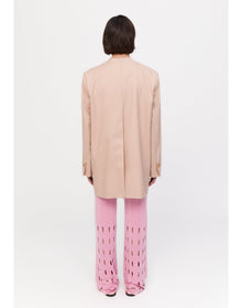 Quartz | Cut-Out Knit Pants | Electric Rose