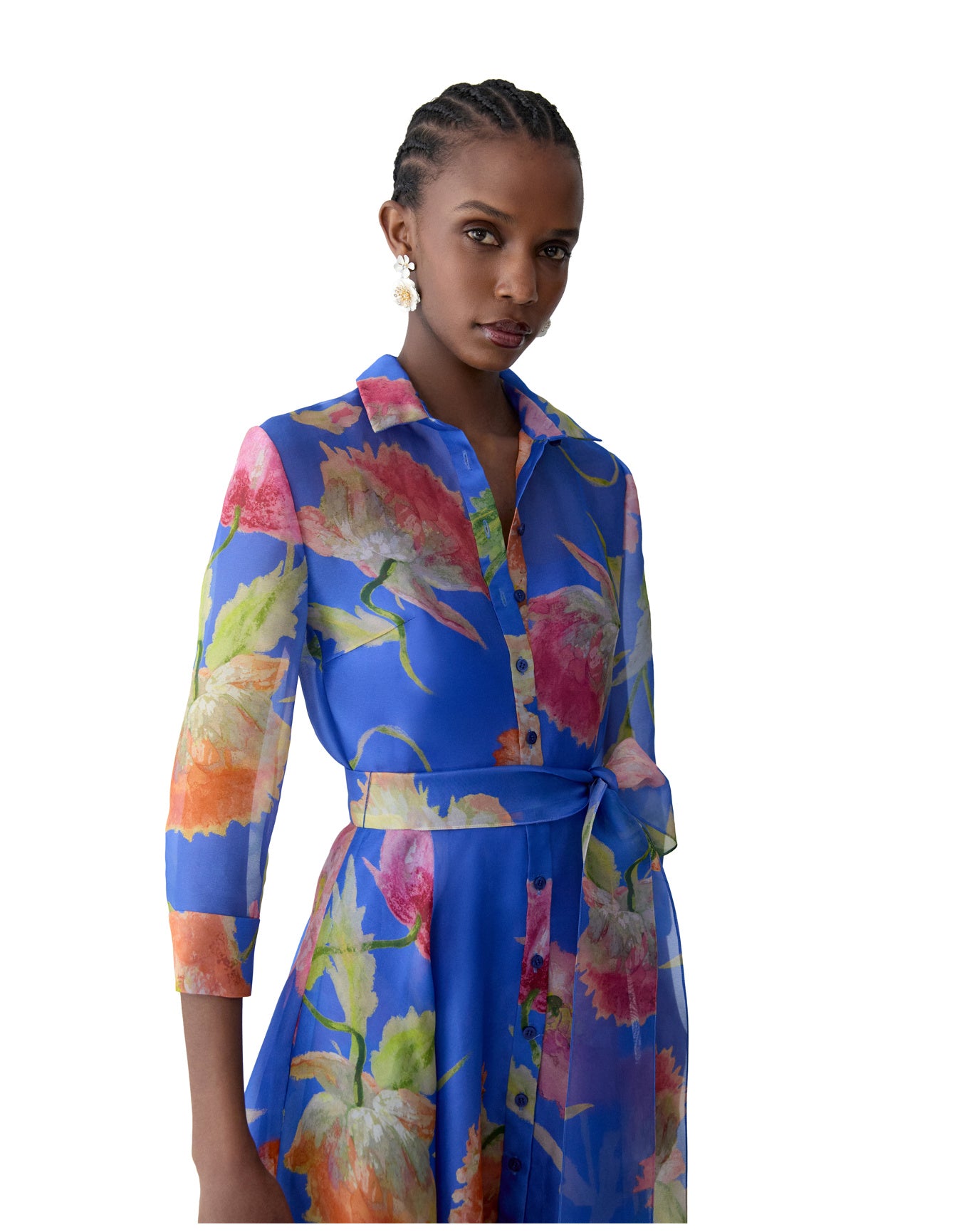 Trench Gown | Bluebell Multi