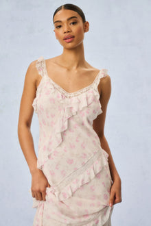 Radiance Heirloom Print Maxi Dress | Sterling Dusk