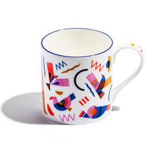 Large Mug (Set of 2) | Bone China | White | Incantation | Print Club London