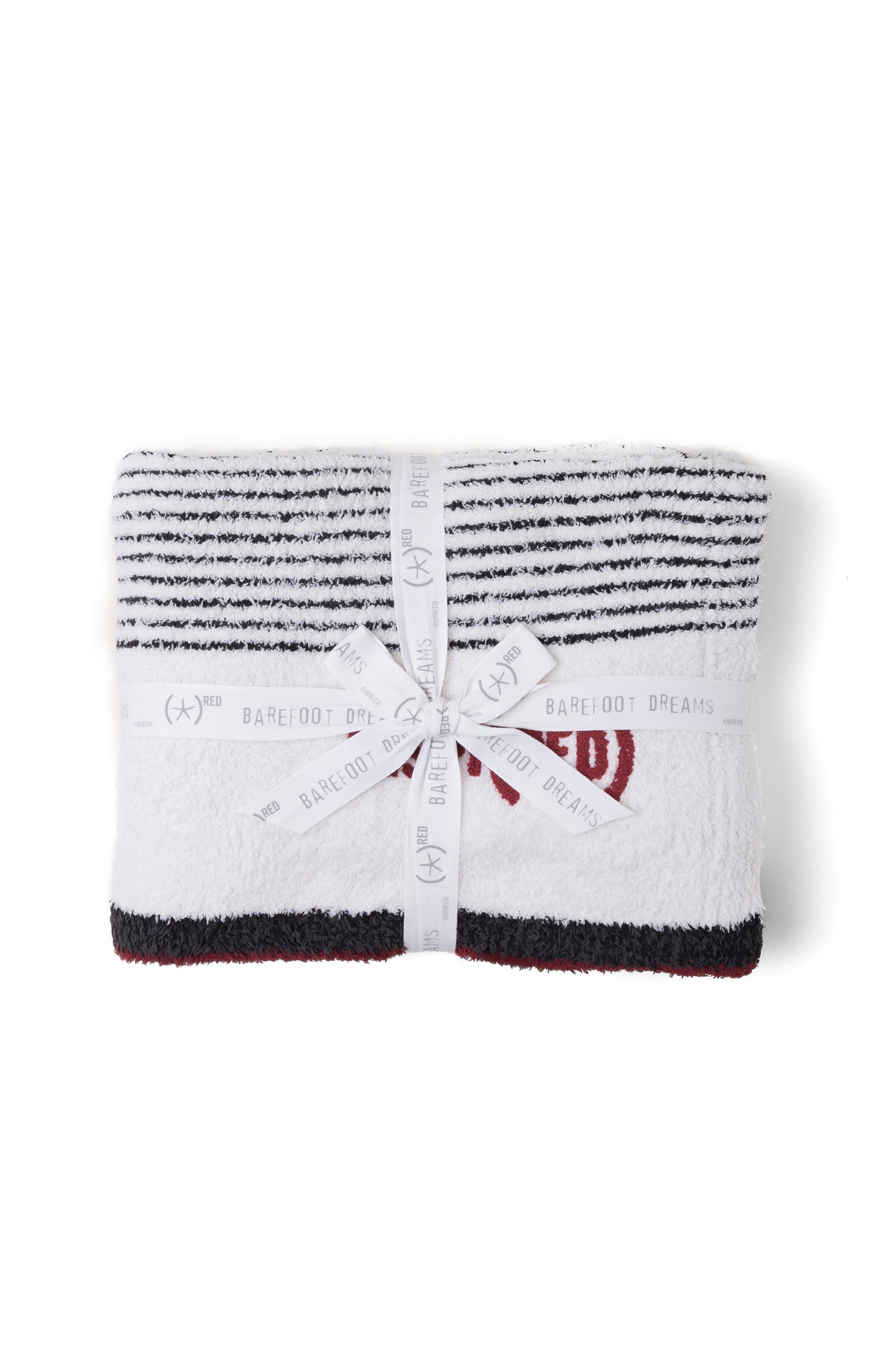 CozyChic Inspired Stripe Throw | Cream/Black