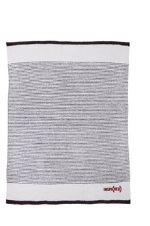 CozyChic Inspired Stripe Throw | Cream/Black