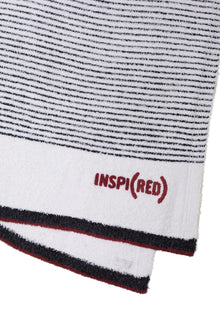CozyChic Inspired Stripe Throw | Cream/Black
